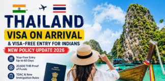 Thailand Visa on Arrival & Visa-Free Entry for Indians β New Policy Update 2026 Thailand Visa Update